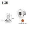 DTGN M8-1.25 x 16mm Flat Head Socket Cap Screws, 12