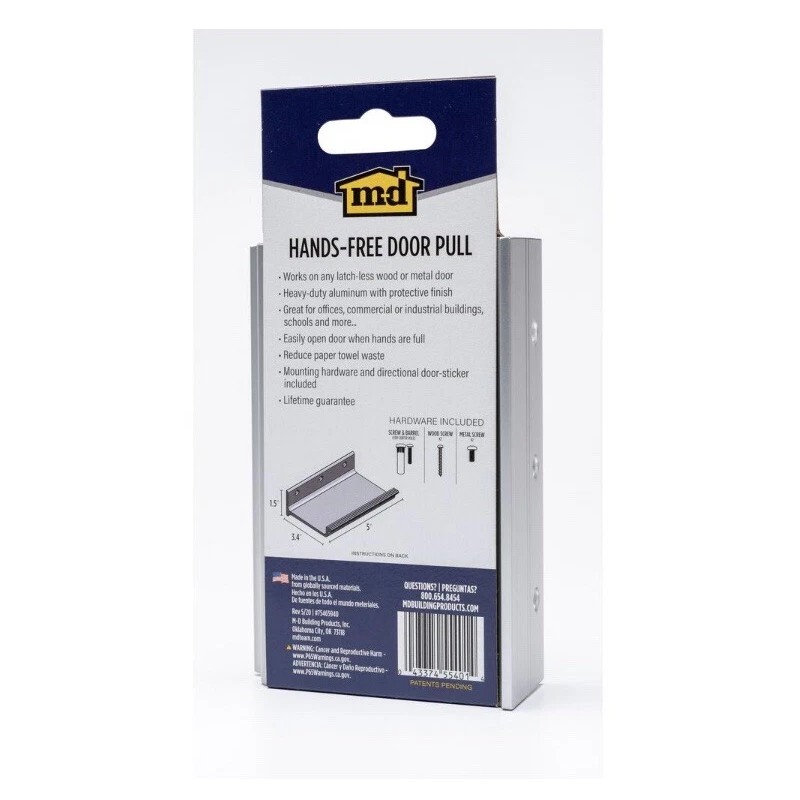 M-D Hands Free Door Pull Foot Operated - Protects Against