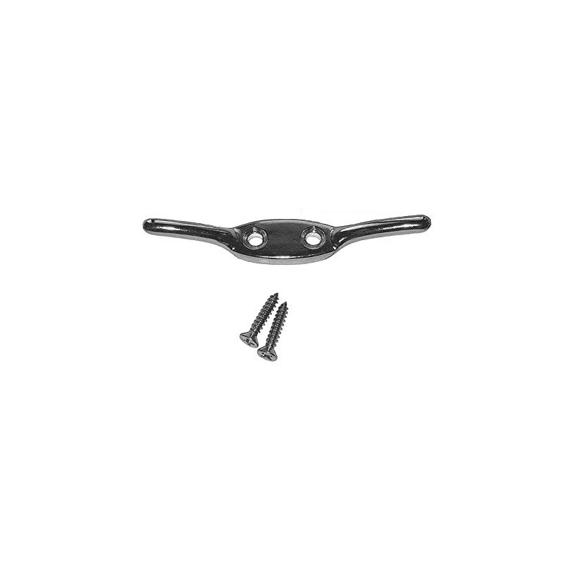 3 1/2" Nickel Plate Cord Cleat for Pleated Shade &
