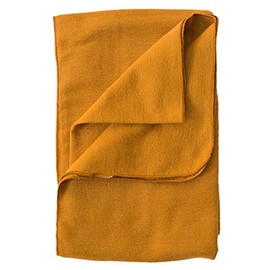 Lilano, Lightweight Merino / Silk Baby Blanket, 70% Wool (KBA), 30% Silk, 200 g/m² (Curry)