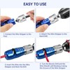 Wire Stripper Twister Tool for Drill with 25pcs Wire Nuts,