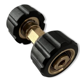 M&M Smartek Hose Connector M22 - M22 Female Thread for / Compatible with Kärcher K HD HDS & Kränzle Pressure Washers