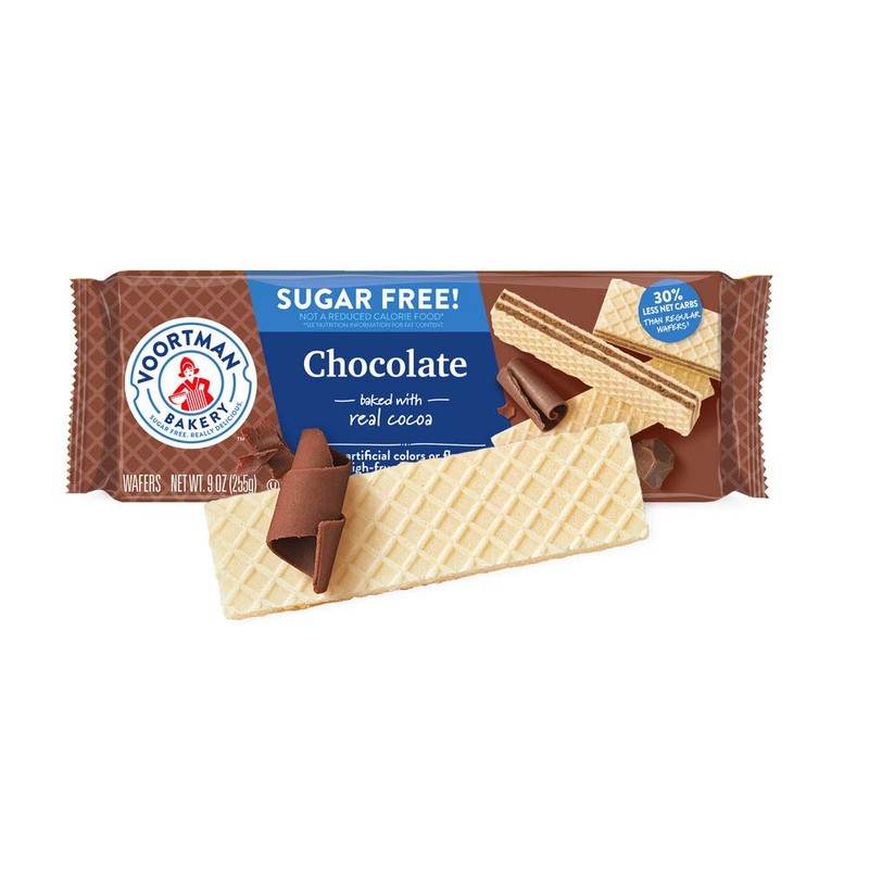 Voortman Bakery Sugar Free Chocolate Wafer, 27 Count