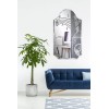 Pro Safe Glass Frameless 24" x 36" Arched Scallop Mirror