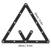 Yctze 6PcsSet Billiard Rack Set, Black Triangle Ball Holder for