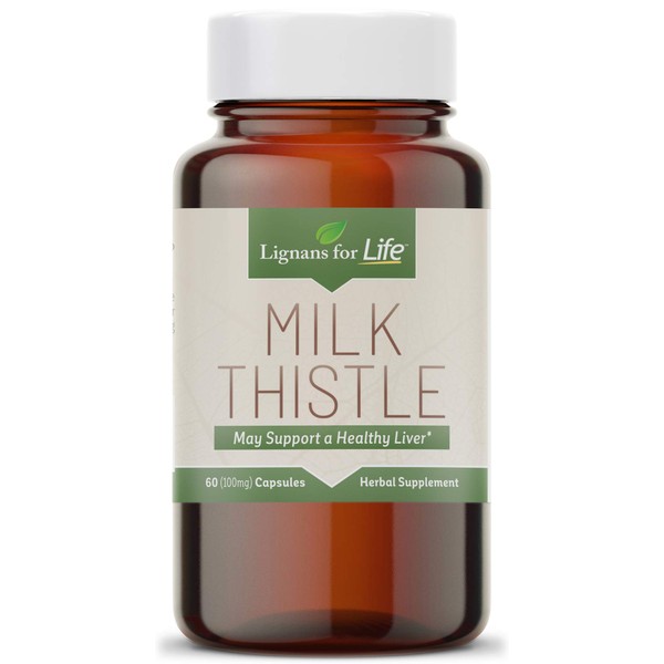 Lignans for Life Milk Thistle for People, 100mg - 60