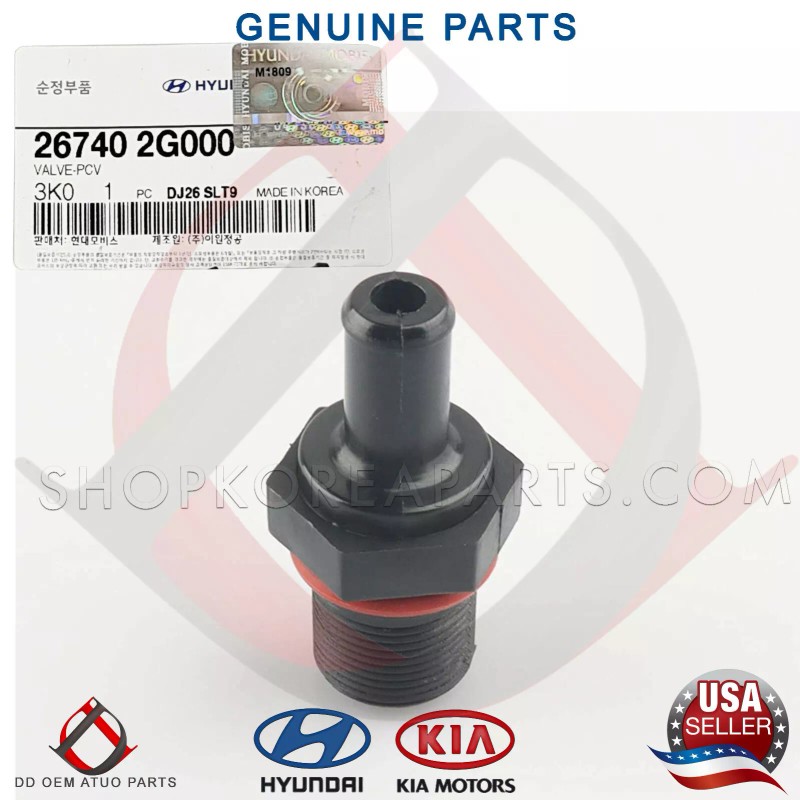 Hyundai Genuine OEM 26740-2G000 VALVE-PCV 267402G000 for select HYUNDAI KIA