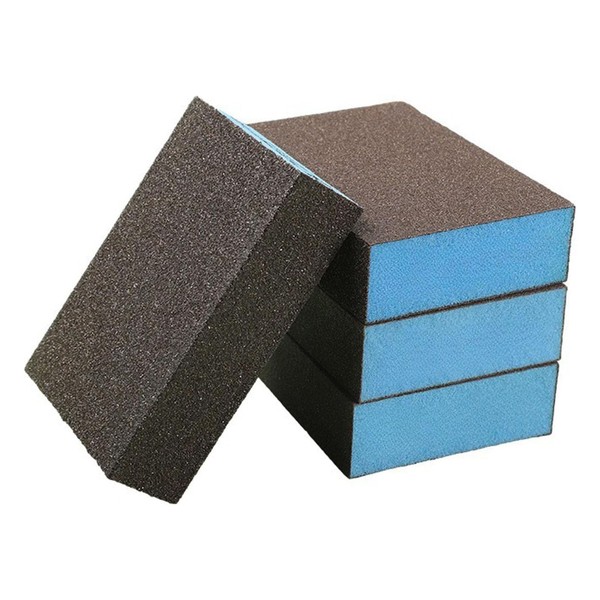 4 Pack Sandpaper sponges, Washable and Reusable Hand Sandpaper Blocks