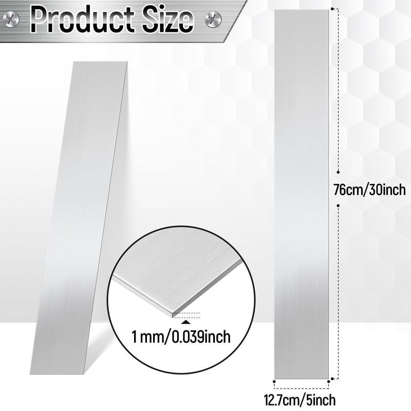 304 Brushed Stainless Steel Finishing Sheet Metal Gap Filler Trim