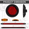 RONSTA 4 inch Round Led Trailer Lights Kit with Light