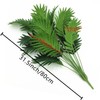 Ollain Artificial Palm Faux Plant Fake Tree Tropical Leaf Bush