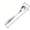 4-in-1 Stainless Steel & Ceramic Coffee Spoon Set - Elegant