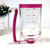 1 Pack 900ml Batter Dispenser with Handle – Handheld Graduated