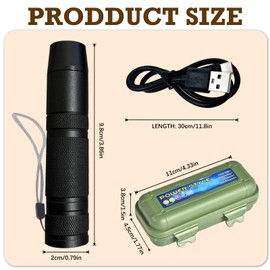 Schierlampe für Hühnereier, Schierlampe wachteleier wiederaufladbar, LED Eiertester mit USB-Ladegerät & Lagerbox, Inkubatoren für Hühnereier, Zur Überwachung der Eientwicklung