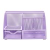 EXERZ Desk Organiser/Mesh Desk Tidy Caddy/Pencil Holder Multifunctional with 7