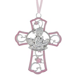 Ganz Girl Crib Pink Cross