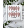 Nude cross, cross transparent magnet daily handmade nail tip -