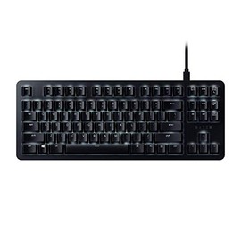 Razer BlackWidow Lite TKL Tenkeyless Mechanical Keyboard : Orange Key Switches - Tactile & Silent - White Individual Key Lighting - Compact Design - Detachable Cable - Classic Black