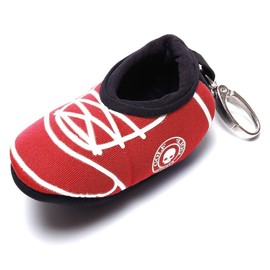 GoodsLand GD-GLBLCASE-RD Men's Golf Ball Case, 5 Color, Stylish, Golf Ball Holder, Pouch, Golf Equipment, Shoe Type, Carabiner Included, red