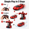 2.4GHz RC Transforming Car Robot Toy – One-Button Deformation Racing