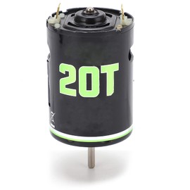 RC 540 Brushed Motor Regulator Set, RC Car Brushed Motor Set High for Axial SCX10/Drift Cars/Monster Trucks (20T, Type of Leaning Tower of Pisa)