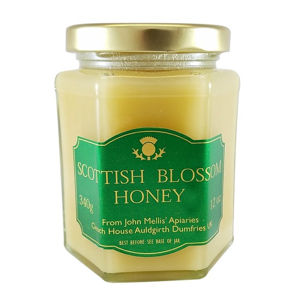 Mellis Scottish Blossom Honey, 12- Ounce Jar