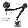 HDLNKAK Dial Indicator Gauge and Magnetic Base, 0-1"/0.001"Dial Indicator with