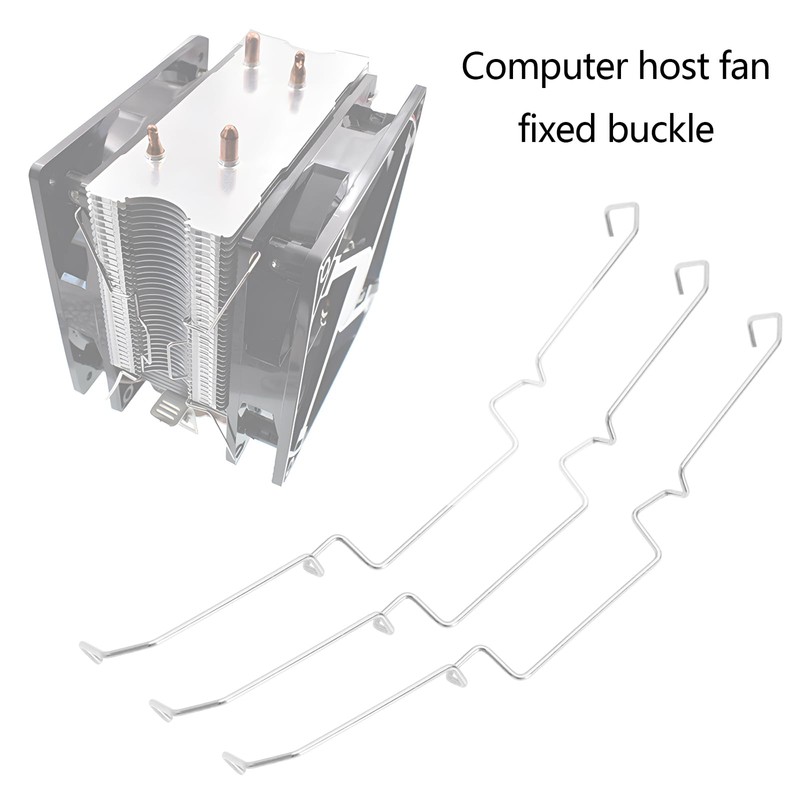 4 Pieces Mounting Buckles for Fan Computer Host Wire Hook
