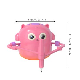 Fenteer Drawing Robot for Kids Drawing Machine Creative Lightweight Preschool Portable Cute Painting Learning Toy for Boys Girls Gift