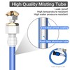 Homeyeco Upgraded Misters for Outside Patio, 3-Way Fine-Mist Leak-Proof Hose