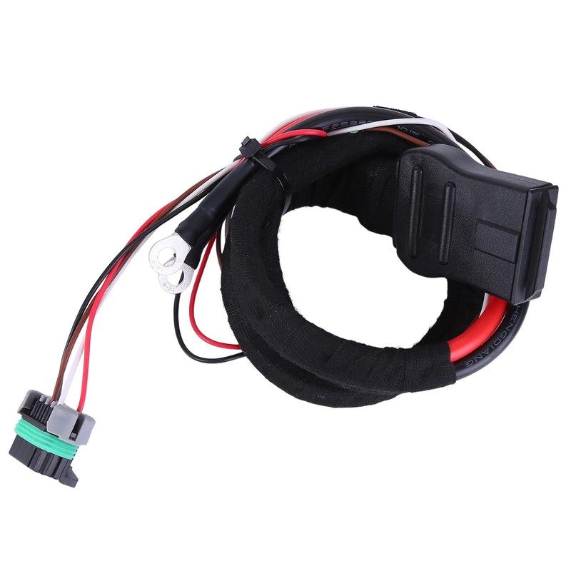 Slakerbe Truck & Plow Side Battery Cable Wiring Harness Set,