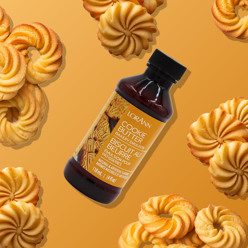 LorAnn Oils Cookie Butter Bakery Emulsion: True Essence, Ideal for