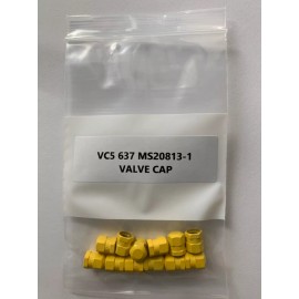 Eaton Dill VC5 637 MS20813-1 AIRCRAFT SCHRADER VALVE CAP Tires Accumulators HI-PRES PACK 20