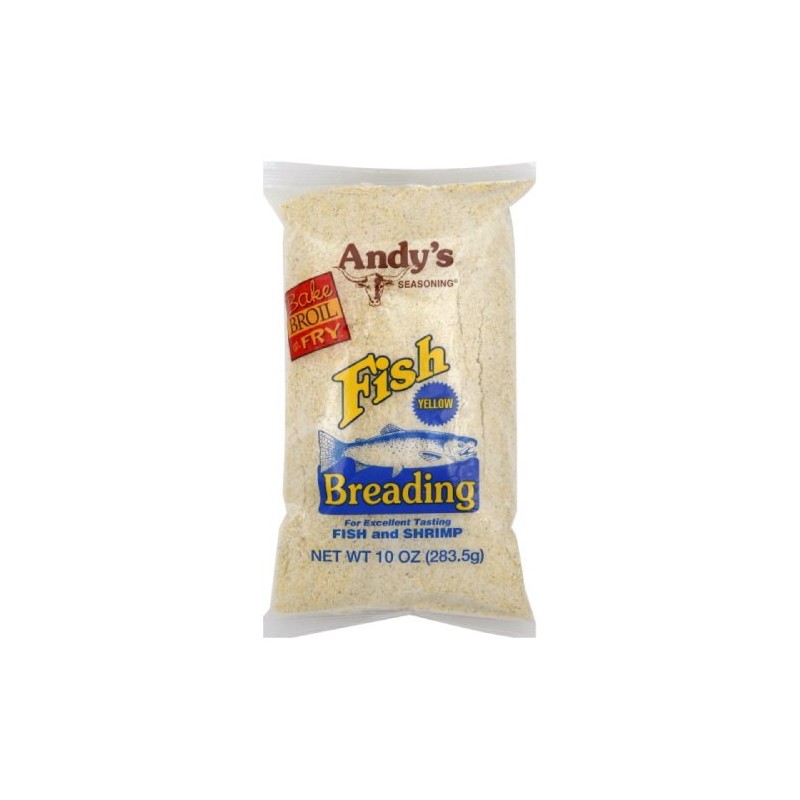 Andy's Yellow Fish Breading, 10-Ounce (Pack of 12)