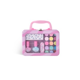 MARTINELIA Yummy Bag Beauty Set: Colourful Vanity Case for Children - 15 Eyeshadows, 2 Nail Polishes, Nail Stickers, Nail File Girls, multicoloured, Children's make-up case