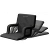 Home-Complete Stadium Seat Chair 2 Pack- Wide Bleacher Cushions with