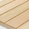 IPPINKA Japanese Hinoki Cypress Foldable Wooden Bath Mat - 22