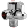 3-Way Diverter Valve, G1/2 Inch T Shape Shower Adapter, Shower