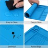 STREBITO Silicone Soldering Mat Electronics Mat, Solder Pad Heat Resistant