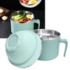 Portable Lunch Box Double Layer Thermal Noodle Bowl with Handle