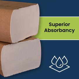 Marcal® Premium Multifold Paper Towels (H5304), 9.25” x 9.5” sheets, White, (250 Sheets/Pack, 16 Packs/Case, 4,000 Sheets/Case), Perfect for Home & Office, Away-from-Home Products, Bulk Towels