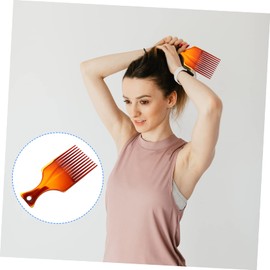 Healeved 4Pcs Salon Oil Hair Comb for Men Transparent Wide Teeth Hair Styling Brush Lightweight and Durable for Home and Travel Use