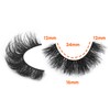 Natural Eyelashes D Curl Russian Strip Lashes 17mm 6D False