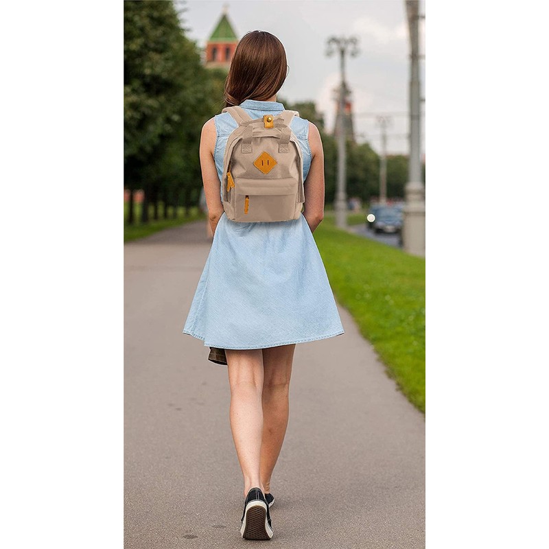 MADISON & DAKOTA Canvas Mini Backpack for Everyday & Day