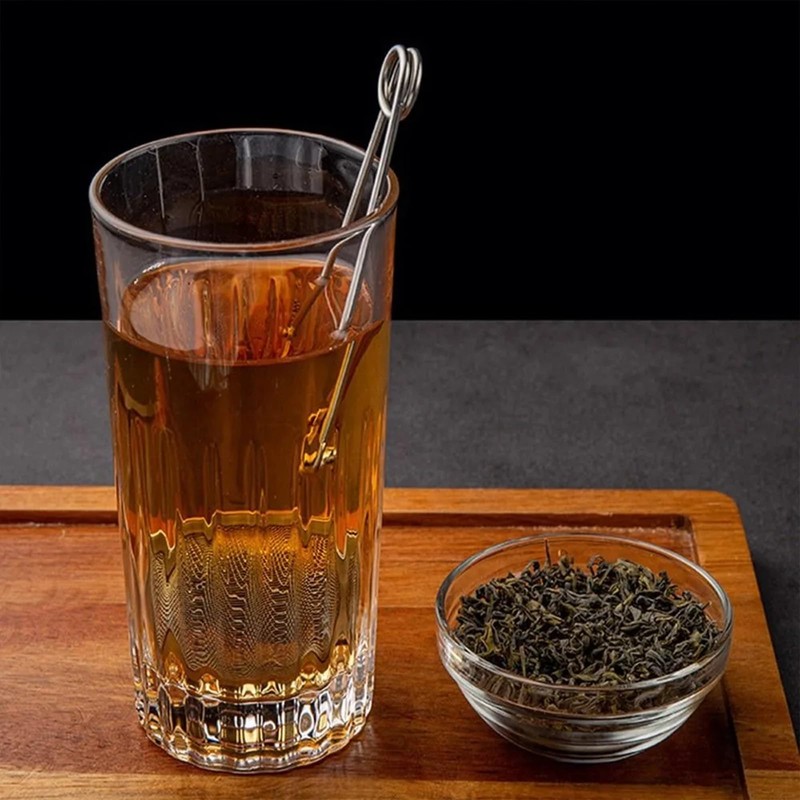 XUTONG 4PCS Snap Ball Tea Strainer,Stainless Steel Spoon Tea Ball