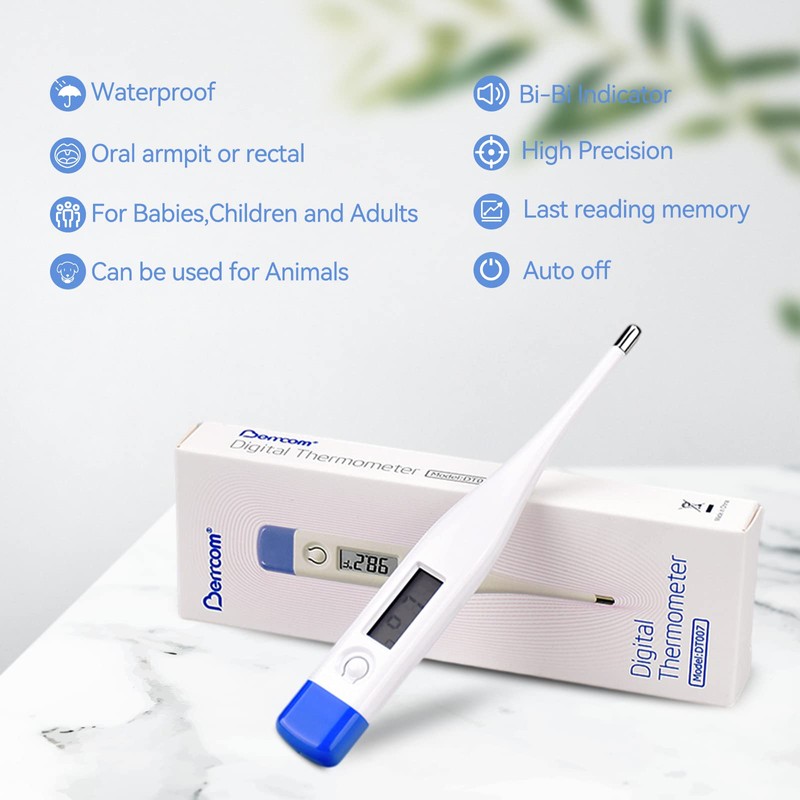 Berrcom Digital Thermometer for Adults and Kids, Oral and Underarm