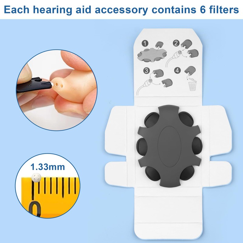 Wax Guards for Oticon ProWax MiniFit Hearing Aid Replacement Wax