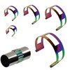 Stainless Steel Exhaust Clamp Tacking Band Clamp-On For Welding (5Pcs