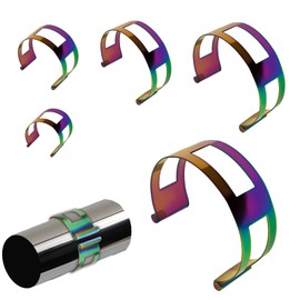 Stainless Steel Exhaust Clamp Tacking Band Clamp-On For Welding (5Pcs Set)