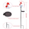 Afirst Decorative Solar Lights Outdoor Solar Rooster Stake Lights Hand